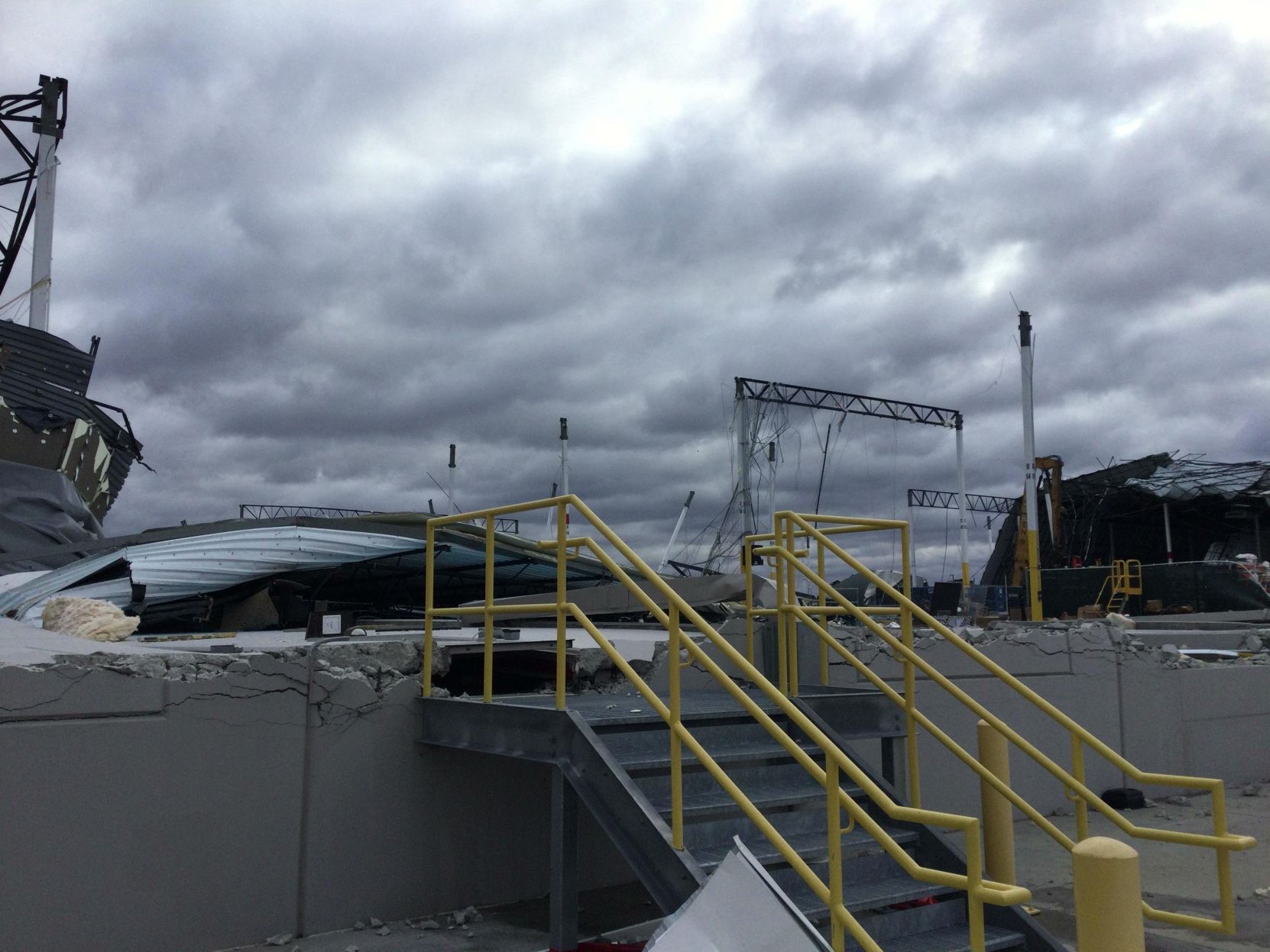 Amazon tornado damage assessment photos